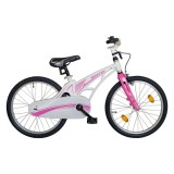 Koliken Biketek Magnézium lány 20 gyermek kerékpár fehér-rózsaszín