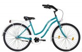 Koliken Cruiser kontrás női kerékpár türkiz