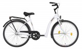 Koliken Hunyadi városi kerékpár fehér