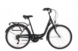 Koliken Ocean 26 6 sebességes városi kerékpár fekete