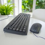 KOLINK billentyűzet + Egér KB62U02 Magyar Fekete