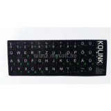 Kolink Billentyűzet matrica (fekete) (KBKOHUBLW)