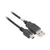 Kolink Goobay USB MINI-B 5 pin 180 1.8m USB kábel 1,8 M USB A Mini-USB B Fekete