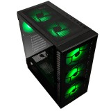 Kolink OBSERVATORY HF GB számítógép ház Midi Tower Fekete