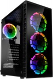 Kolink Observatory Lite RGB, ATX, 2x USB 2.0, 1x USB 3.0 edzett üveg fekete számítógépház