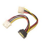 Kolink SATA(apa)=3*5,25molex(anya)tápátalakító
