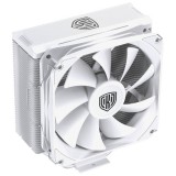 Kolink Umbra EX180 CPU hűtő, 120 mm PWM ventilátor, 4 hőcső, 180 W TDP, fehér