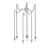 KOMBIX 6 függesztő készlet FEHA+FEKK+KF 230V LED E27 6x15W