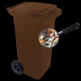 Komposzt BIO kuka, barna 240 L (16230)