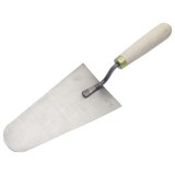 kőműves kanál, olasz; acél, rugalmas