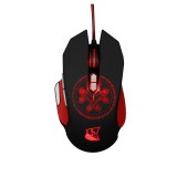 Konix Drakkar Heimdall gaming egér fekete-piros (KX-GMD-30-PC) (KX-GMD-30-PC)