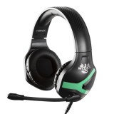 KONIX - MYTHICS Xbox One Fejhallgató Nemesis Vezetékes Gaming Stereo Mikrofon, Fekete-Zöld
