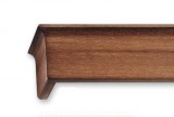 Kontur 2 sínes dió színű előlapos fa karnis oldalfalra