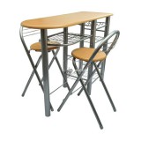 Konyhai bárszett 2 db székkel és asztallal