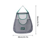 Konyhai hálós tárolózsák gyümölcsök, zöldségek és fokhagyma tárolására