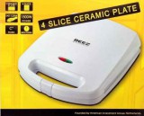 - Konyhai kisgép, Szendvicssütő 4 szeletes kerámia bevonatos 1500W ew04798