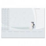 Könyökalátét, 595x410 mm, 3 éves, heti tervezővel, SIGEL "Harmony"