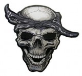 Koponya kendővel hátfelvarró, nagyméretű