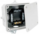 KOPOS 8102 LA Zárt falon kívüli doboz sorkapoccsal IP54 95x95x50 mm