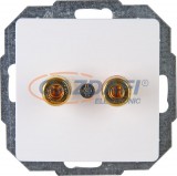 KOPP 921502009 HK 05 hangszóró aljzat fehér fedlap Süllyesztett IP20