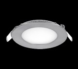 Kör alakú LED panel 8W 3000K Szatin nikkel