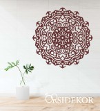 Kör mandala falikép fából
