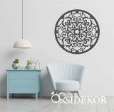 Kör mandala falikép fából