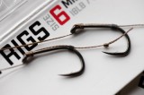 Korda - Basix Hair Rigs Wide Gape 8 18lb előkötött horog (KBX016)