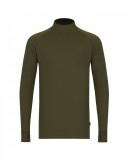 Korda Mock Neck Thermal LS Shirt Dark Olive SMALL (KC0022)