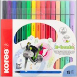 KORES K-Beats, közepes hegy - 15 színből álló készlet (29215)