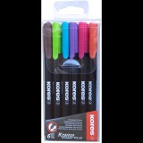KORES K-MARKER tartós, CD-hez, vékony - 6 színből álló készlet (22146)