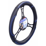 Kormányvédő 37-39cm fekete-kék hullámos bordázattal Wave Compass 31429