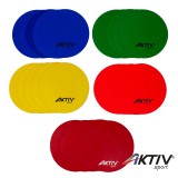 Korong alakú padlójelölő szett Aktivsport 25 cm 25 db