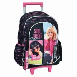 KORREKT WEB Barbie Shine Bright gurulós iskolatáska, táska 46 cm