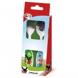 KORREKT WEB Bing Waving fém evőeszköz készlet - 2 darabos