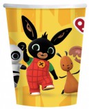 KORREKT WEB Bing Yellow papír pohár 8 db-os 250 ml