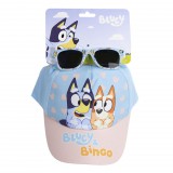 KORREKT WEB Bluey Bingo Hug napszemüveg és baseball sapka szett