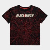 KORREKT WEB Bosszúállók, Marvel Black Widow Női Póló L-es - City Map
