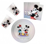 KORREKT WEB Disney 100 Mickey party szett 36 db-os 23 cm-es tányérral