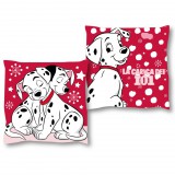 KORREKT WEB Disney 101 Kiskutya Cuddle Spots párna, díszpárna 38x38 cm Velúr