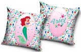KORREKT WEB Disney Hercegnők Ariel Flower párnahuzat 40x40 cm Velúr
