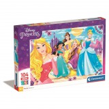 KORREKT WEB Disney Hercegnők Kingdom 104 db-os maxi puzzle Clementoni