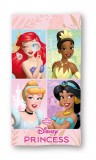 KORREKT WEB Disney Hercegnők Magical fürdőlepedő, strand törölköző 70x140cm (Fast Dry)