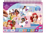 KORREKT WEB Disney Hercegnők Story puzzle matrica és színező szett