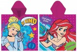 KORREKT WEB Disney Hercegnők Story strand törölköző poncsó 55x110 cm (Fast Dry)