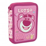 KORREKT WEB Disney Játékháború Lotso Jam tolltartó töltött 2 emeletes