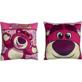 KORREKT WEB Disney Játékháború Lotso párna, díszpárna 38x38 cm