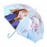 KORREKT WEB Disney Jégvarázs Icy Drizzle gyerek átlátszó esernyő Ø71 cm