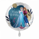 KORREKT WEB Disney Jégvarázs Leaf Happy Birthday fólia lufi 43 cm