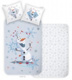 KORREKT WEB Disney Jégvarázs Olaf gyerek, ovis ágyneműhuzat 100×135 cm, 40×60 cm